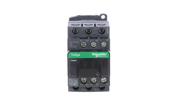 TeSys Deca Stycznik mocy 9A 3P 12V DC 1Z 1R LC1D09JD