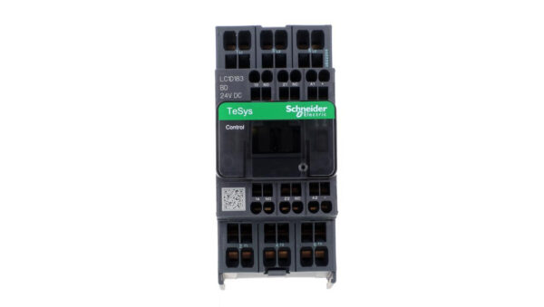 TeSys Deca Stycznik mocy I= 18A AC-3 styki pomocniczy 1R + 1Z napięcie cewki 24 V DC LC1D183BD