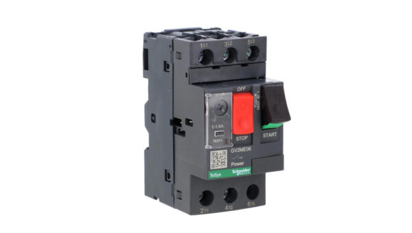 TeSys Deca Wyłącznik silnikowy 3P 0,55kW 1-1,6A GV2ME06