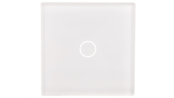 TouchMe Mały panel szklany, łącznik pojedynczy, biały TM530W