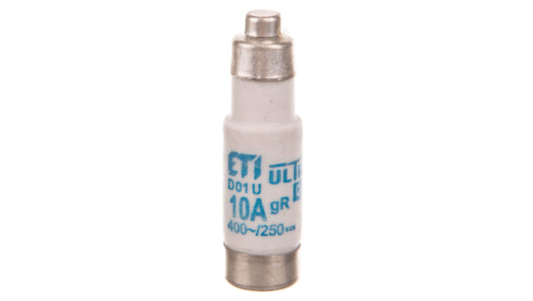 Wkładka bezpiecznikowa D01 10A aR 400V E14 10NZ01R