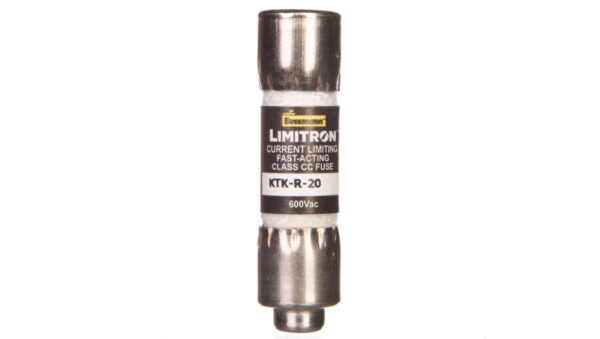 Wkładka bezpiecznikowa cylindryczna 10x38mm 20A 600V AC, Limitron, Klasa CC KTK-R-20