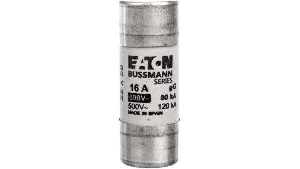 Wkładka bezpiecznikowa cylindryczna 22x58mm 16A gL/gG 690V C22G16