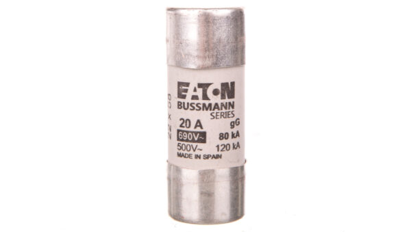 Wkładka bezpiecznikowa cylindryczna 22x58mm 20A gL/gG 690V C22G20