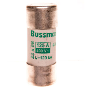 Wkładka cylindryczna CYLINDRICAL FUSE 22x58mm 125A AM 400V AC C22M125