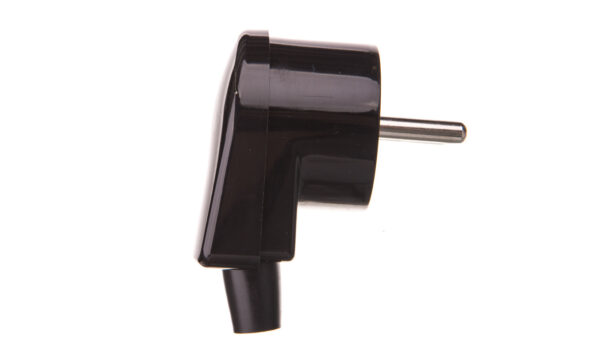 Wtyczka kątowa W 7 16A 2P+Z czarna 31-12102.07P01