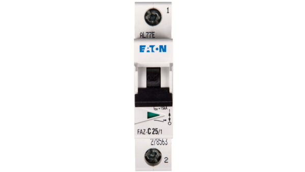 Wyłącznik nadprądowy 1P C 25A 15kA AC FAZ C25/1 278563