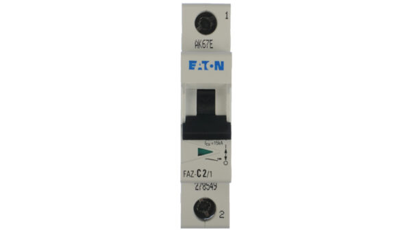 Wyłącznik nadprądowy 1P C 2A 15kA AC FAZ C2/1 278549
