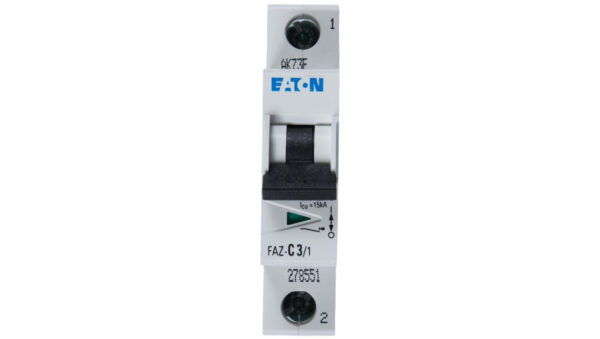 Wyłącznik nadprądowy 1P C 3A 15kA AC FAZ C3/1 278551