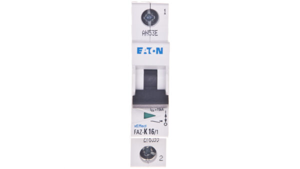Wyłącznik nadprądowy 1P K 16A 15kA AC FAZ K16/1 278599