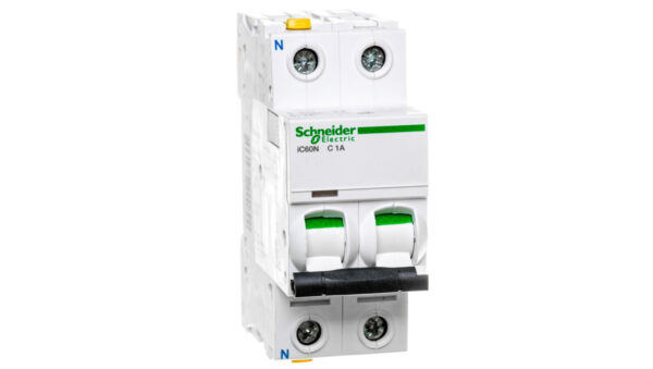 Wyłącznik nadprądowy 1P+N C 1A 6kA AC iC60N-C1-1N A9F04601