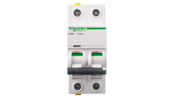 Wyłącznik nadprądowy 2P C 10A 6kA AC iC60N-C10-2 A9F04210