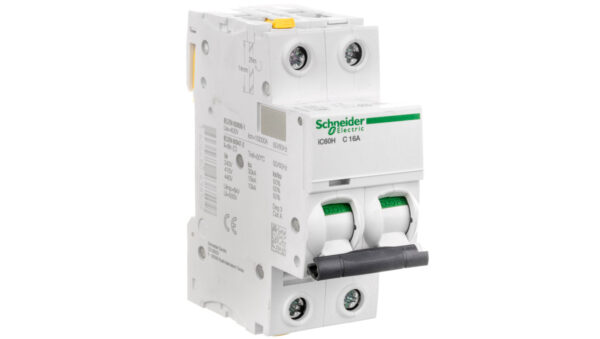 Wyłącznik nadprądowy 2P C 16A 10kA AC iC60H-C16-2 A9F07216
