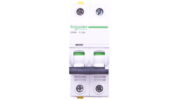 Wyłącznik nadprądowy 2P C 32A 6kA AC iC60N-C32-2 A9F04232