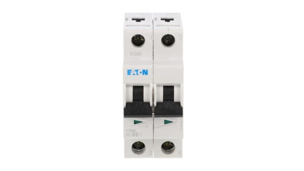 Wyłącznik nadprądowy 2P D 3A 15kA AC FAZ-D3/2 278773