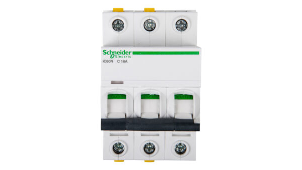 Wyłącznik nadprądowy 3P C 16A 6kA AC iC60N-C16-3 A9F04316
