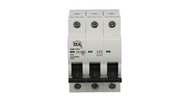 Wyłącznik nadprądowy 3P C 40A 6kA AC KMB6-C40/3 VDE 23165