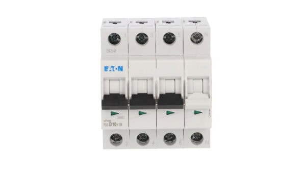 Wyłącznik nadprądowy 3P+N D 10A 6kA AC PL6-D10/3N 165031