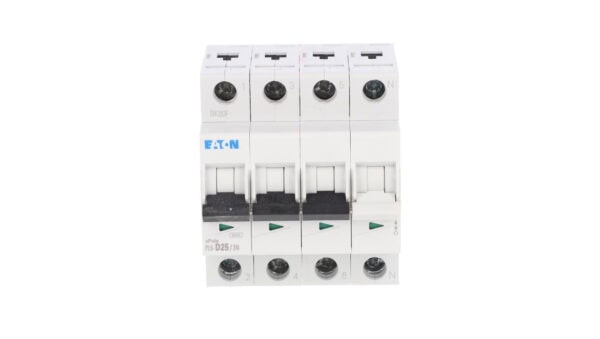 Wyłącznik nadprądowy 3P+N D 25A 6kA AC PL6-D25/3N 165039