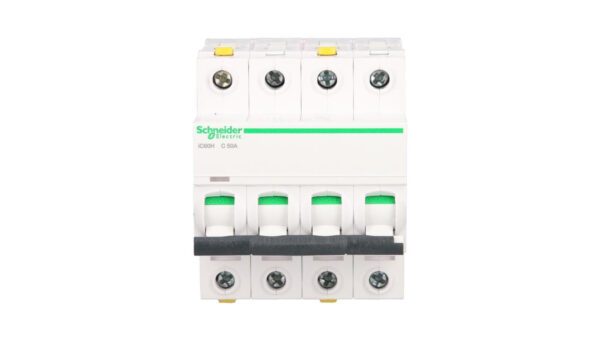 Wyłącznik nadprądowy 4P C 50A 10kA AC iC60H-C50-4 A9F07450