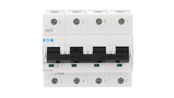 Wyłącznik nadprądowy 4P D 40A 25kA AC AZ-4-D40 174544