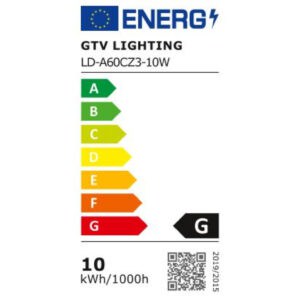 Żarówka LED E27 A60 10W 810lm 3000K z czujnikiem zmierzchu AC220-240V 200st LD-A60CZ3-10W