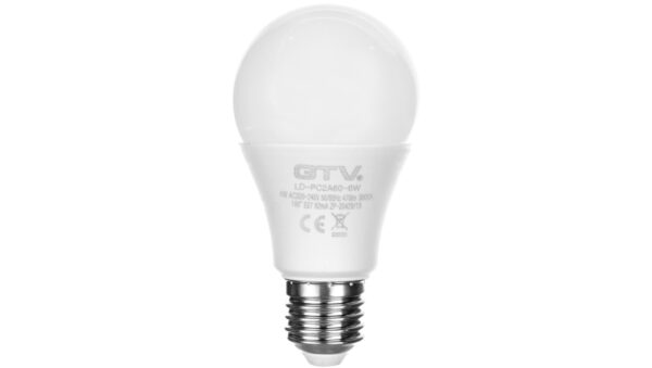 Żarówka LED E27 A60 6W 470lm ciepła biała AC230V 160st. LD-PC2A60-6W