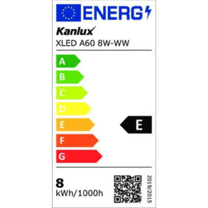 Żarówka LED E27 XLED A60 8W-WW 1055lm 2700K barwa ciepła 29604