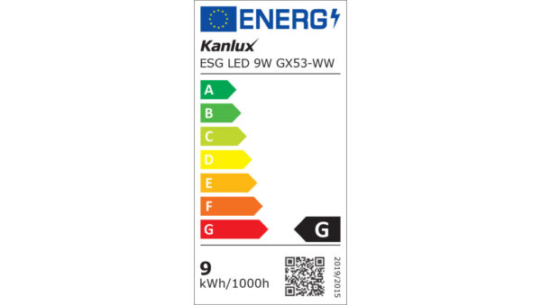 Żarówka Led ESG LED 9W GX53-WW 720lm 3000K barwa ciepła 22422