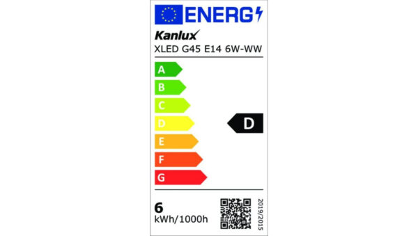 Żarówka LED E14 XLED G45 E14 6W-WW-M 810lm 2700K barwa ciepła 29628