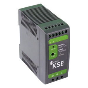 Zasilacz impulsowy KSE 04012P 230/ 12VDC 3,3A 40W na szynę DIN, Uzas: 85-264VACVAC, Ta70, 18912-9990