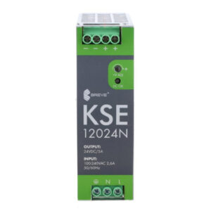 Zasilacz impulsowy KSE 12024M 230/ 24VDC 5A 120W na szynę DIN, Uzas: 96-264VAC Uwyj: 24-28VDC, Ta70, 18924-9989