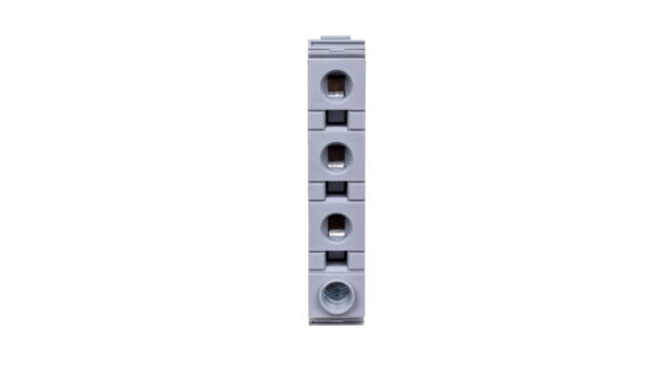 Złączka rozgałęźna 1x 35mm2 zacisk gwintowany 3x 10mm2 zacisk sprężynowy szara 284-621