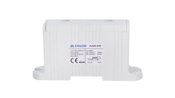 Złączka szynowa 1-torowa ZJUN-240 240mm2 szara R34RR-07010011001