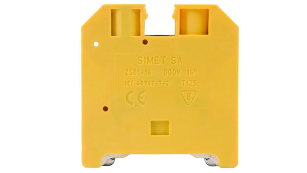 Złączka szynowa ochronna 16mm2 zielono-żółta ZSO1-16.0 14603319