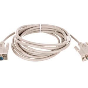 Kabel przedłużający RS232 1:1 Typ DSUB9/DSUB9, M/Ż beżowy 3m AK-610203-030-E