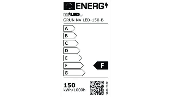 Projektor GRUN NV LED-150-B 14250lm 4000K barwa neutralna IP65 czarny 31395