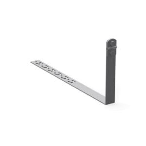 Uchwyt drutu odgromowego pod dachówkę L-330/z zaczepami/skr 10.2/Z/S OG /91003002/