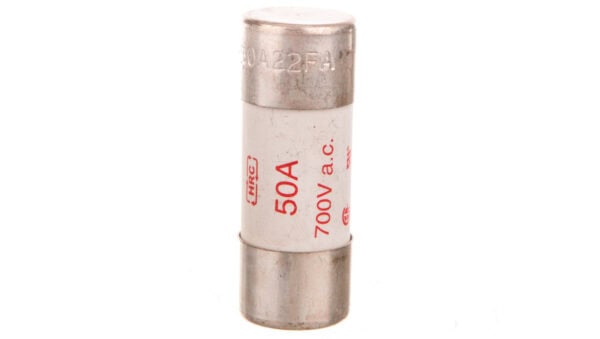 Wkładka bezpiecznikowa cylindryczna 22x58mm 50A aR 700V do półprzewodników FWP-50A22F