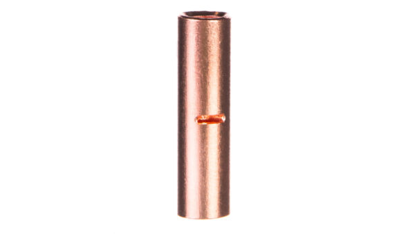 Końcówka /tulejka/ łącząca miedziana niecynowana 10mm2 LN10 /100szt./