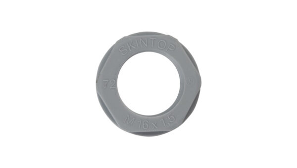 Nakrętka poliamidowa M16 SKINTOP GMP-GL-M 16x1,5 ciemnoszara 53119010 /100szt./