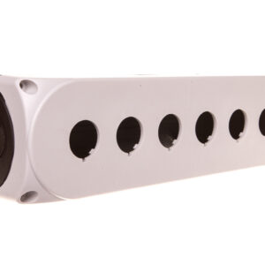 Obudowa kasety 6-otworowa 22mm szara IP67 LPZP6A8