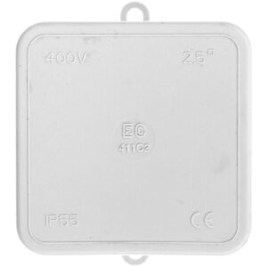 Puszka n/t szara 65x65x32 mm IP55 bezhalogenowa EC411C2