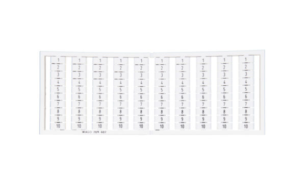 Ramka z oznacznikami 10x 1-10 209-602 /5szt./