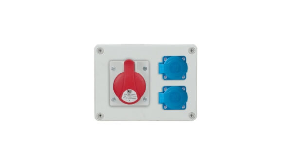 Rozdzielnica stacjonarna R-BOX 190 1x16A/5P 2x250V IP44 B.1602