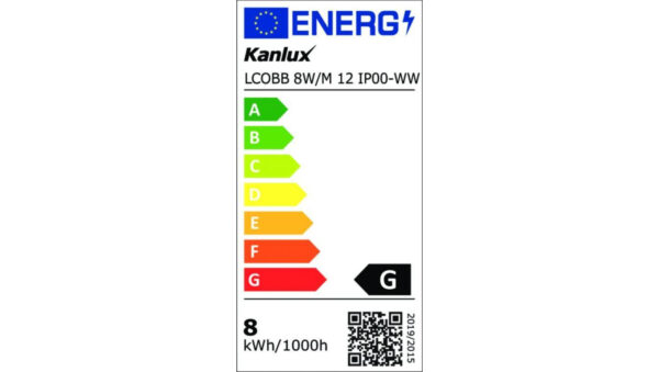 Taśma LED 12V LCOBB 8W/M 12 IP00-NW 760lm/m 3000K Ra90 rolka 25mb 3 lata Gwarancji 38435