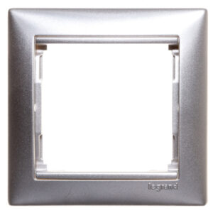 VALENA Ramka pojedyncza aluminium 770151