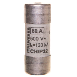 Wkładka bezpiecznikowa cylindryczna 22x58mm 80A gG 500V CH22/P /z wybijakiem/ 006711013