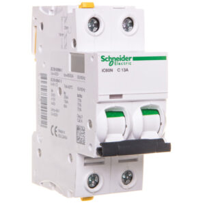 Wyłącznik nadprądowy 2P C 13A 6kA AC iC60N-C13-2 A9F04213