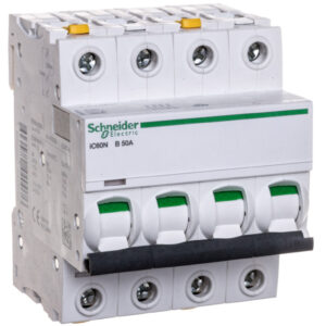 Wyłącznik nadprądowy 4P B 50A 6kA AC iC60N-B50-4 A9F03450